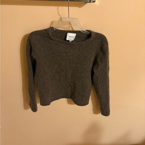 Reformation brown recycled cashmere sweater